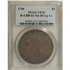 Image 3 : 1796 $1 Small Date, Large Letters VF30 PCGS