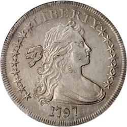 1797 $1 9x7 Stars, Large Letters--Improperly