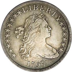 1797 $1 10x6 Stars XF45 Repaired, Cleaned