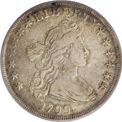 1799 $1 7x6 Stars Double Struck Fine 15 PCGS