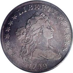 1799 $1 7x6 Stars VF30 PCGS