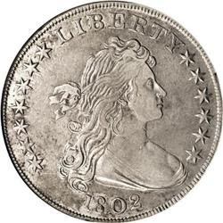 1802 $1 Narrow Date AU50 NGC