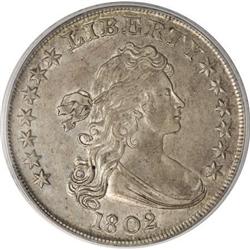 1802 $1 Narrow Date AU53 PCGS