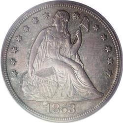 1853 $1 MS63 PCGS
