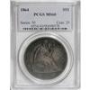 Image 3 : 1864 $1 MS60 PCGS
