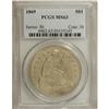 Image 3 : 1869 $1 MS63 PCGS