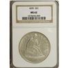Image 3 : 1870 $1 MS62 NGC