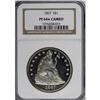 Image 3 : 1867 $1 PR64 Cameo NGC