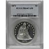 Image 3 : 1871 $1 PR64 Cameo PCGS