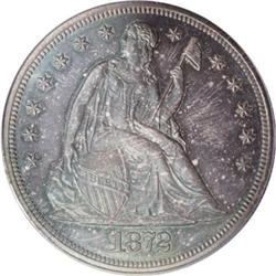 1872 $1 PR64 PCGS