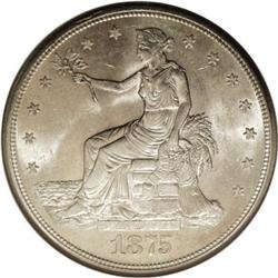 1875-S T$1 MS64 NGC