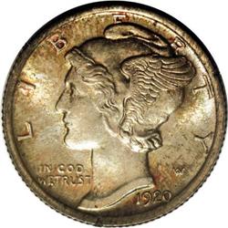 1920 10C MS67 Full Bands PCGS