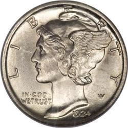 1924-S 10C MS65 Full Bands NGC