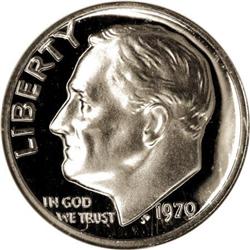 1970 10C No S PR69 Ultra Cameo NGC. Walter Breen write