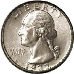 1932-D 25C MS64 PCGS