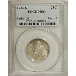 1932-S 25C MS64 PCGS