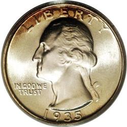 1935-S 25C MS67 PCGS