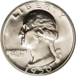 1950 25C PR67 Cameo PCGS