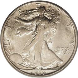 1919-D 50C MS62 PCGS