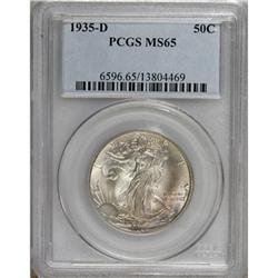 1935-D 50C MS65 PCGS