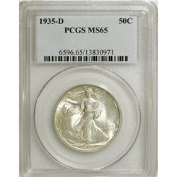 1935-D 50C MS65 PCGS