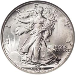 1938 50C MS67 NGC