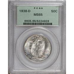 1938-D 50C MS65 PCGS