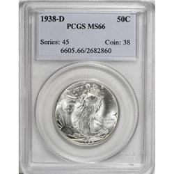 1938-D 50C MS66 PCGS