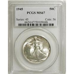 1945 50C MS67 PCGS