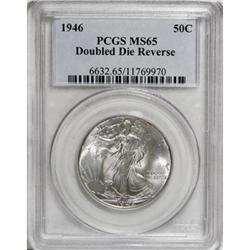 1946 50C Doubled Die Reverse MS65 PCGS