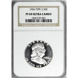 1956 50C Type Two PR69 Deep Cameo NGC