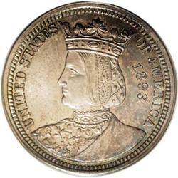 1893 25C Isabella Quarter MS65 PCGS