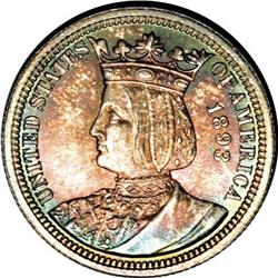 1893 25C Isabella Quarter MS66 PCGS