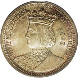 1893 25C Isabella Quarter MS66 PCGS