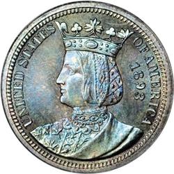 1893 25C Isabella Quarter MS67 NGC