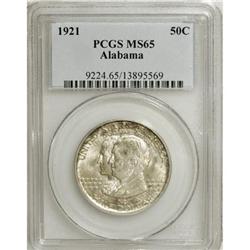 1921 50C Alabama MS65 PCGS