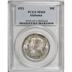1921 50C Alabama MS65 PCGS
