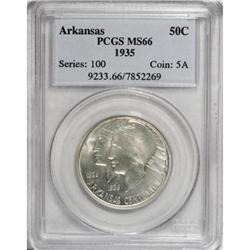 1935 SET Arkansas PDS Set MS66 PCGS. The set includes: