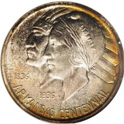 1936 50C Arkansas MS67 NGC