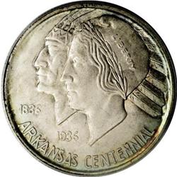 1936-D 50C Arkansas MS67 PCGS. Commemorative collector