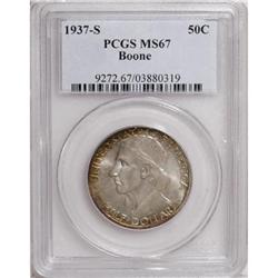 1937-S 50C Boone MS67 PCGS
