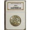 Image 3 : 1925-S 50C California MS67 NGC