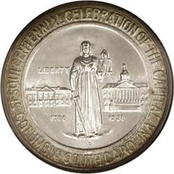 1936-D 50C Columbia MS68 NGC