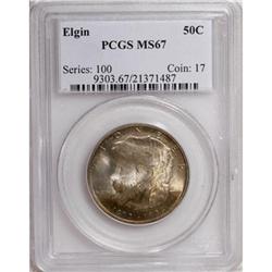 1936 50C Elgin MS67 PCGS