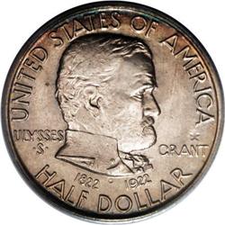 1922 50C Grant with Star MS64 PCGS