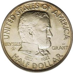 1922 50C Grant with Star MS64 PCGS