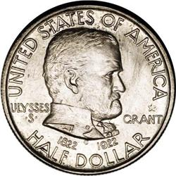 1922 50C Grant no Star MS65 PCGS