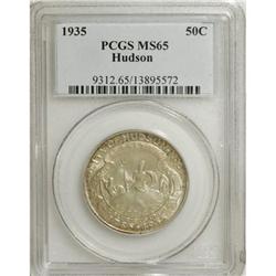 1935 50C Hudson MS65 PCGS