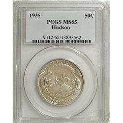 1935 50C Hudson MS65 PCGS