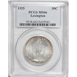 1925 50C Lexington MS66 PCGS